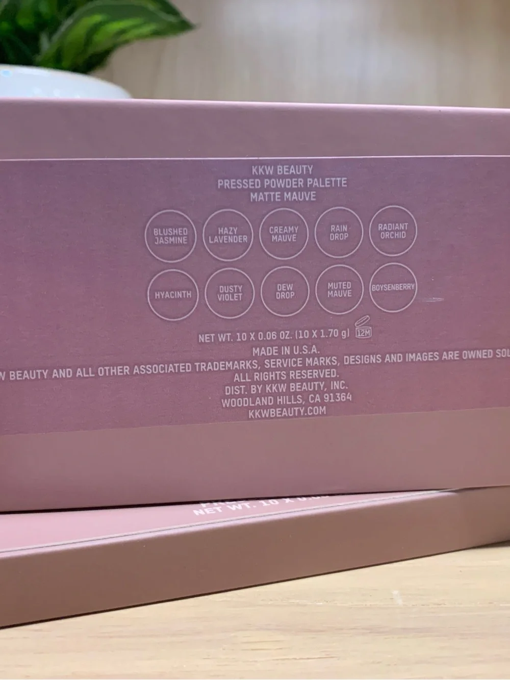 KKW Beauty Mauve Eyeshadow Palette!